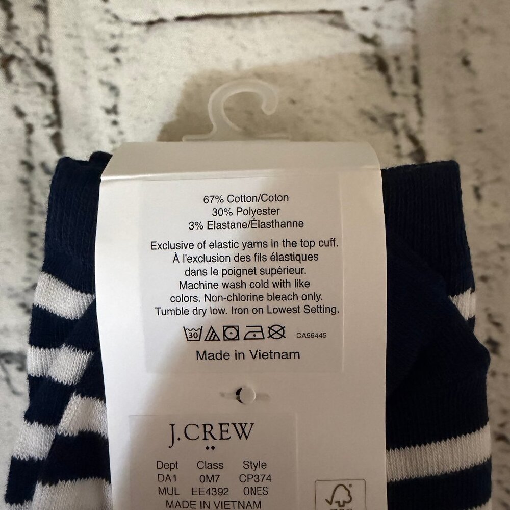 J. Crew Striped trouser socks 3-pack - Picture 6 of 6